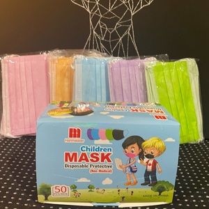 Kids mix of colors disposable box of 50